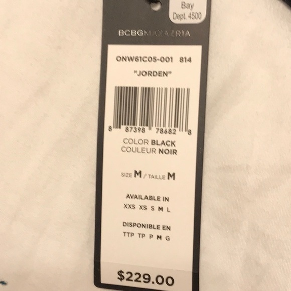 Black lace dress with lace insert. Size M - Picture 6 of 6